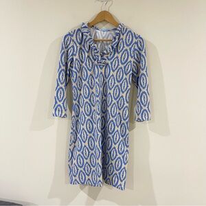 J. McLaughlin Durham Ruffle Collar Dress in Hilo Tapestry Women’s size S